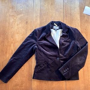 Beautiful Blue Velvet Blazer/Jacket